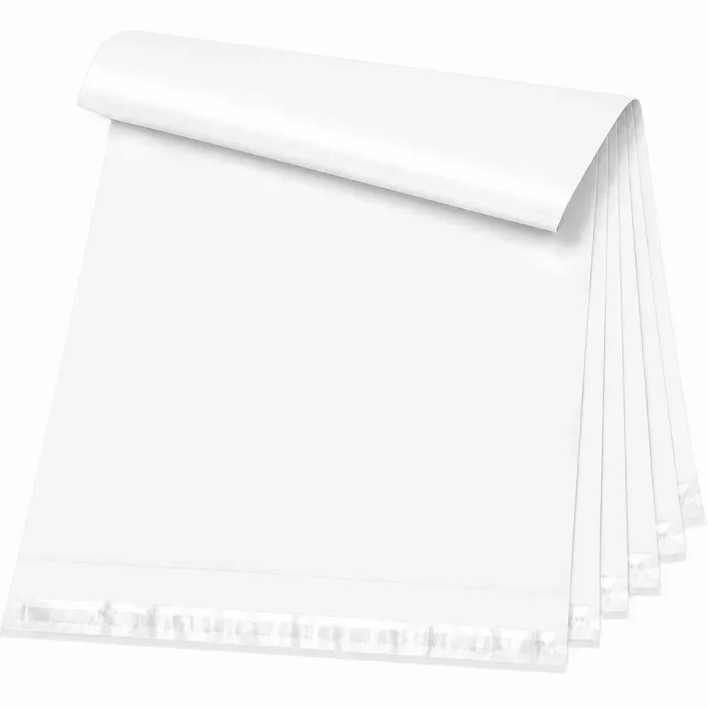 POLYMAILERS WHITE SHIPPING BAGS (10 PACK) 12